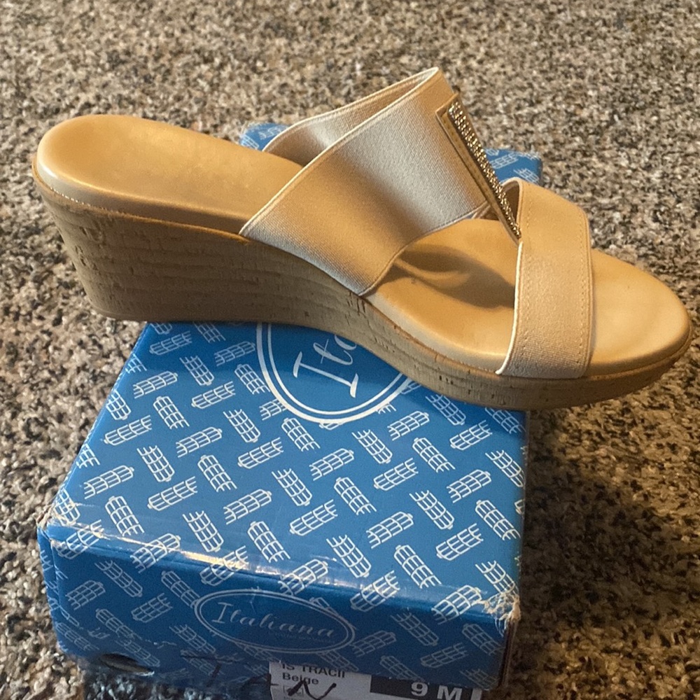Beige women 9 sandal - Picture 4 of 5